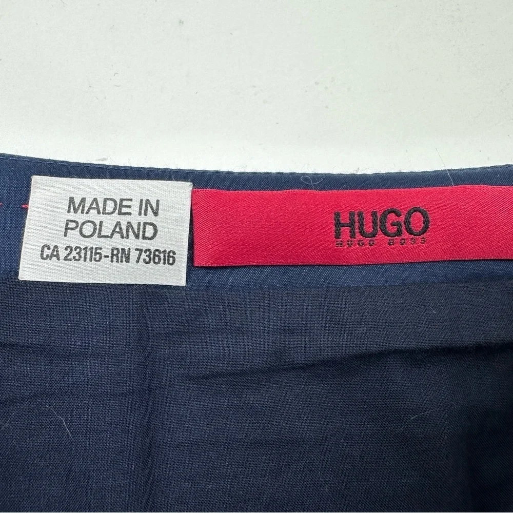 Hugo BossNavy Blue Button-Down Women's Skirt